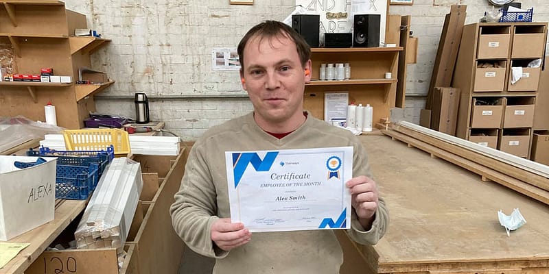 Stairways Employee of the month – Alex Smith