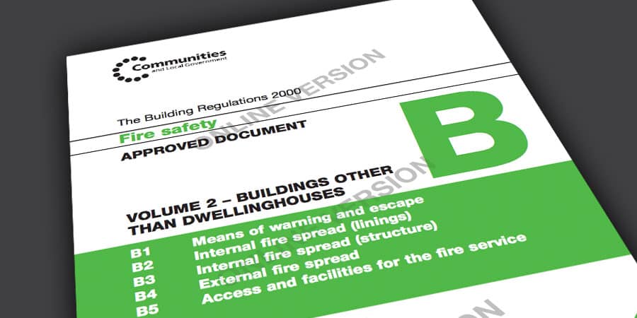 Stairways Fire Safety Building Regulations Part B Vol 2