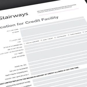 Stairways credit facility application form