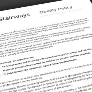 Stairways Quality Policy